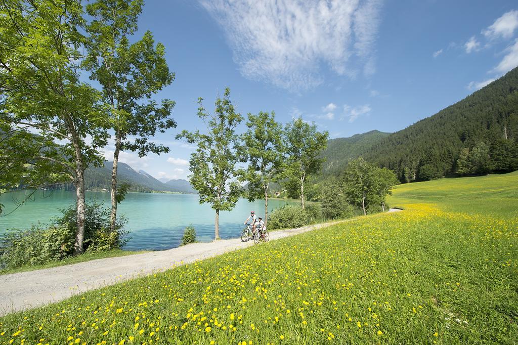 Ferienhof Obergasser Und Bergblick Weissensee Exterior foto